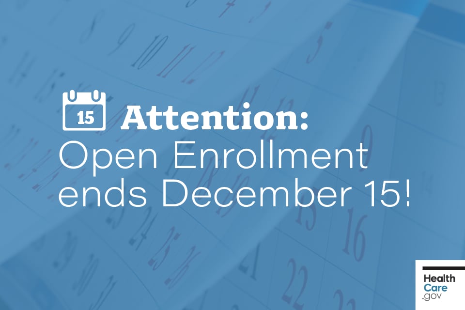 Image: {2019 Open Enrollment ends in one month}