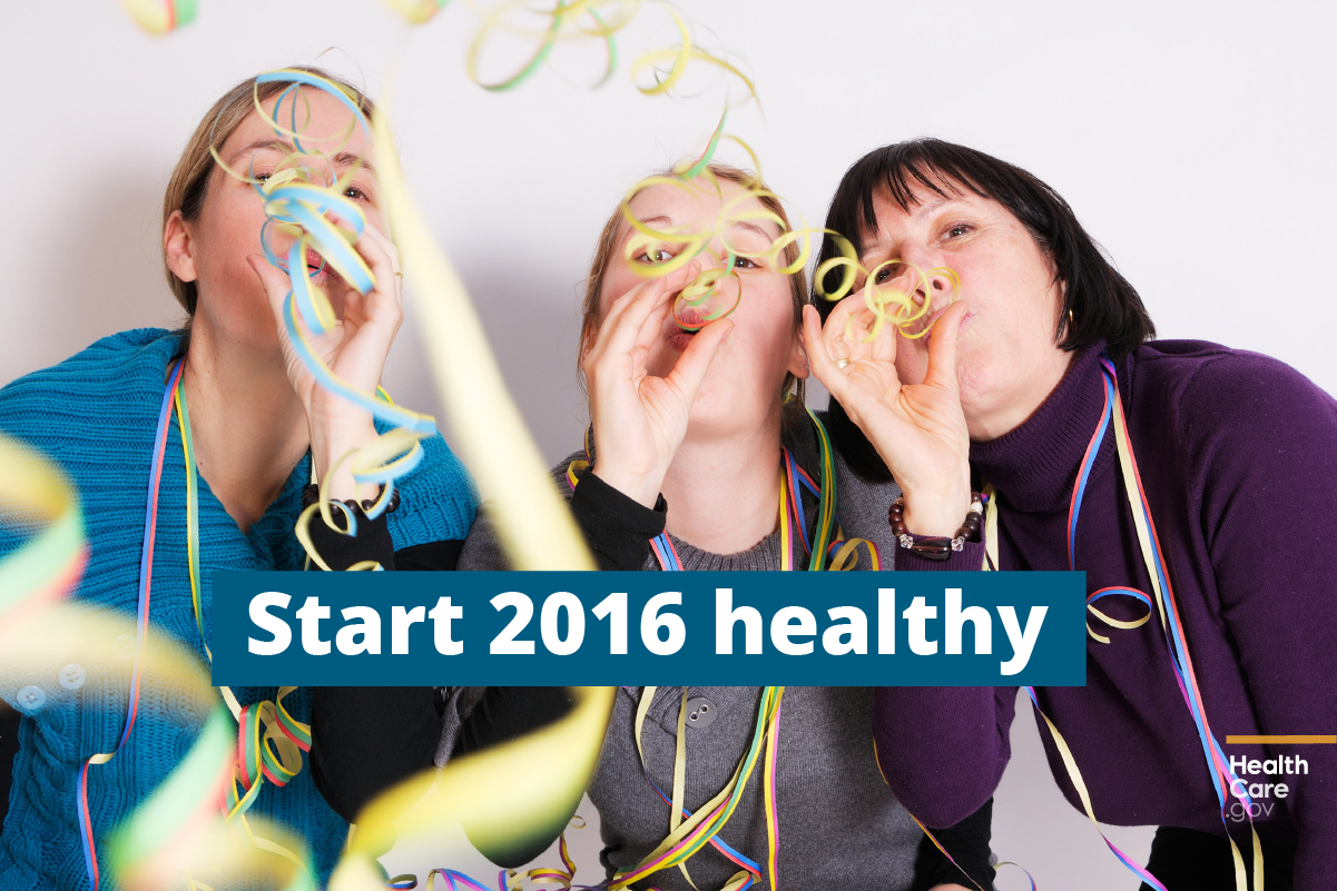 Image: Start the new year healthy.