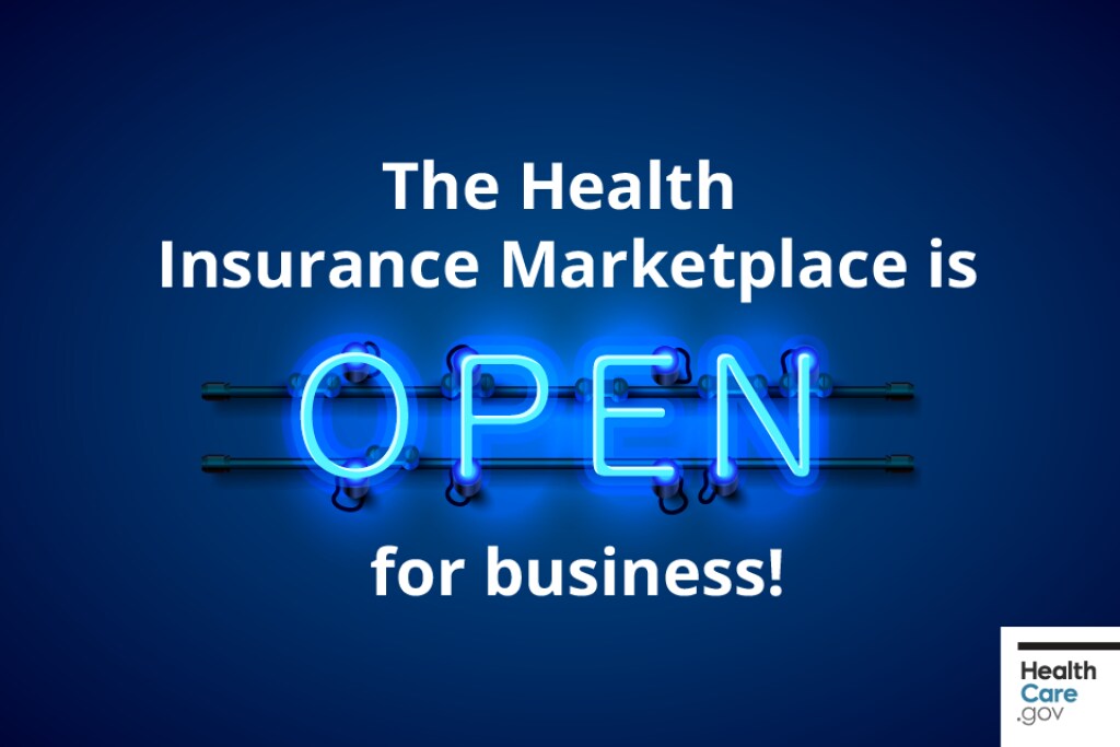 {2019 Marketplace open for business} Image: {Neon sign announces Marketplace is running}
