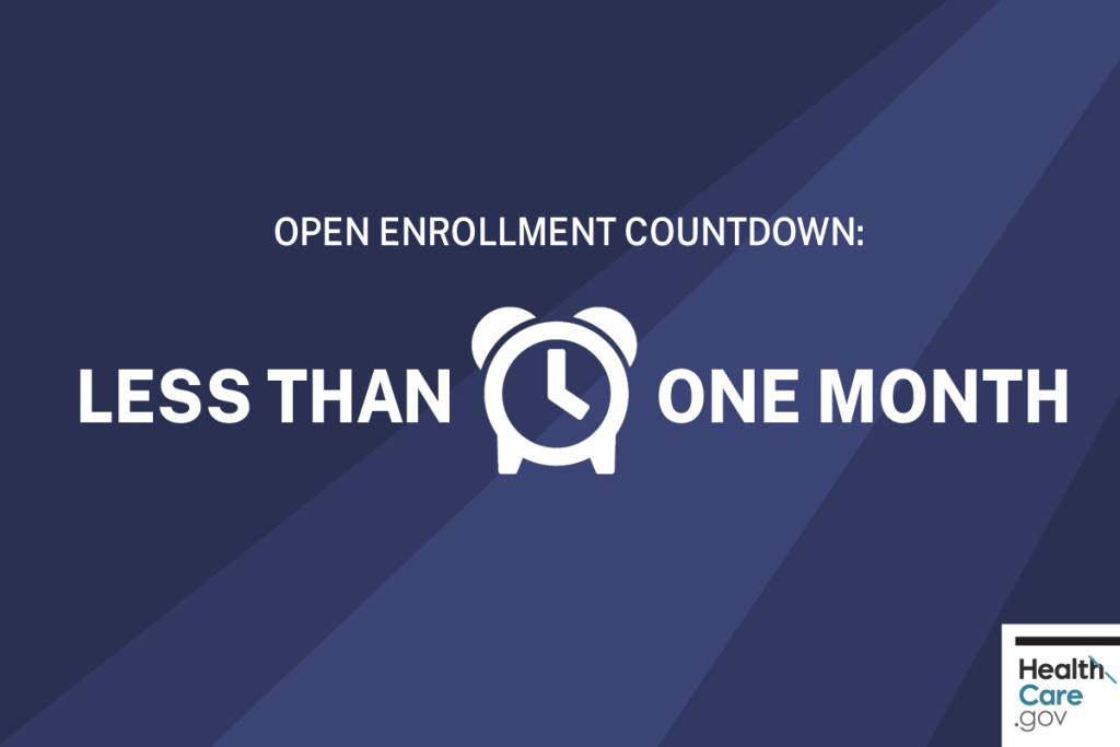 Image: {Countdown clock for 2020 Open Enrollment"}