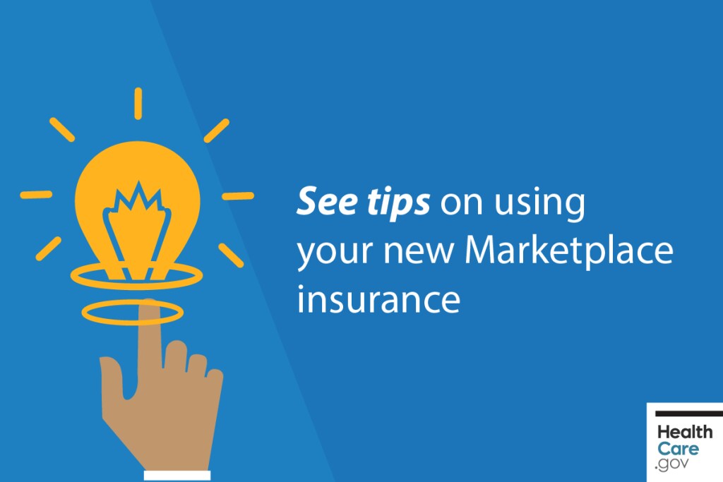 Light bulb shining bright with health care tips Image: See tips on using your new Marketplace insurance