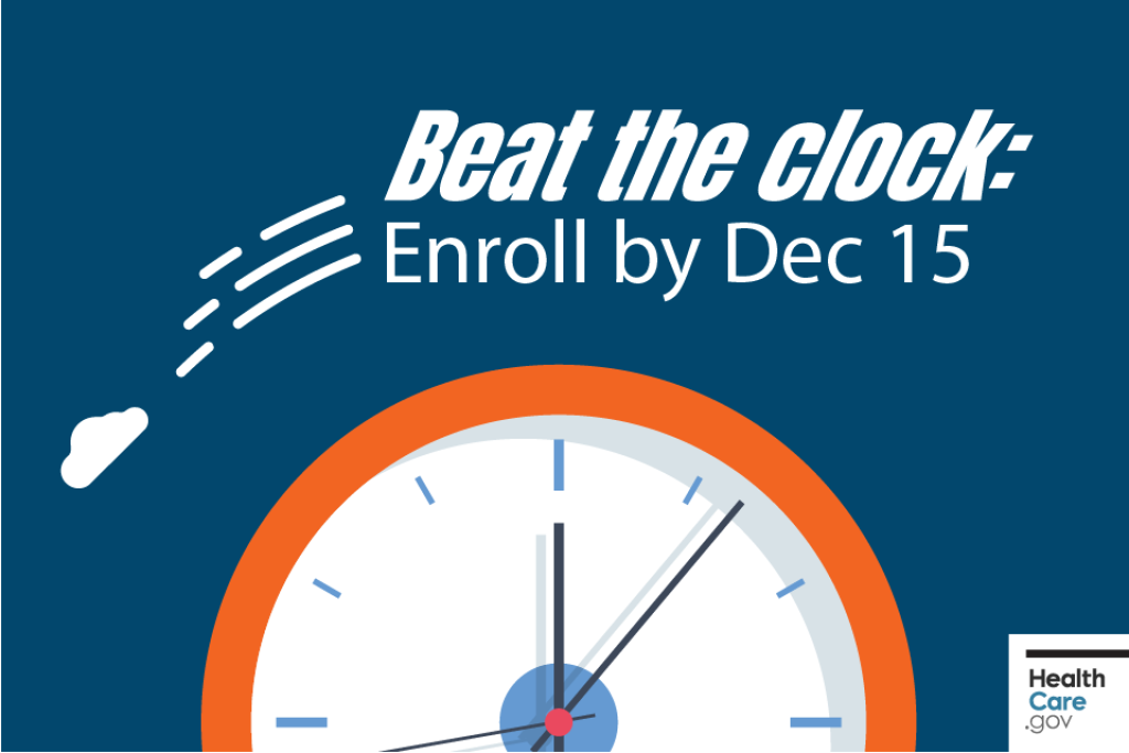 Image: Beat the clock: Enroll by Dec 15 today