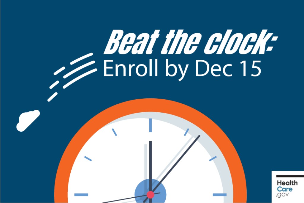 Time winding down on stop watch Image: Beat the clock: Enroll by Dec 15 today