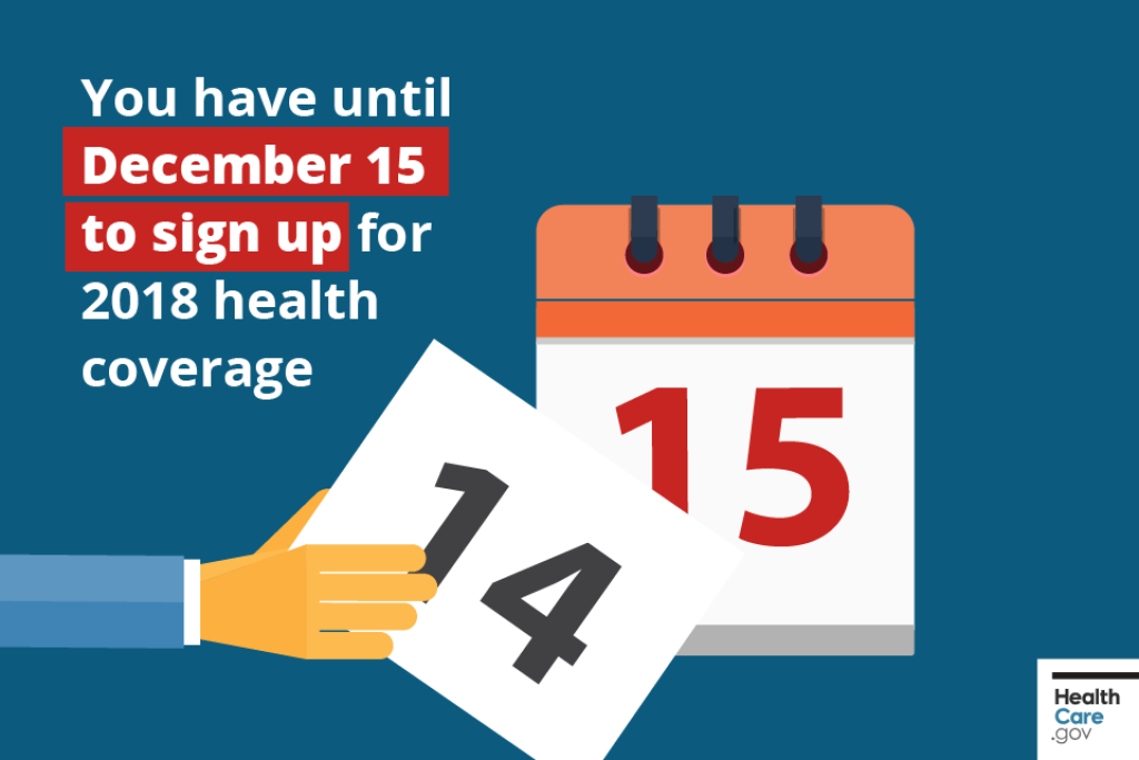 Image: {Open Enrollment is almost over}