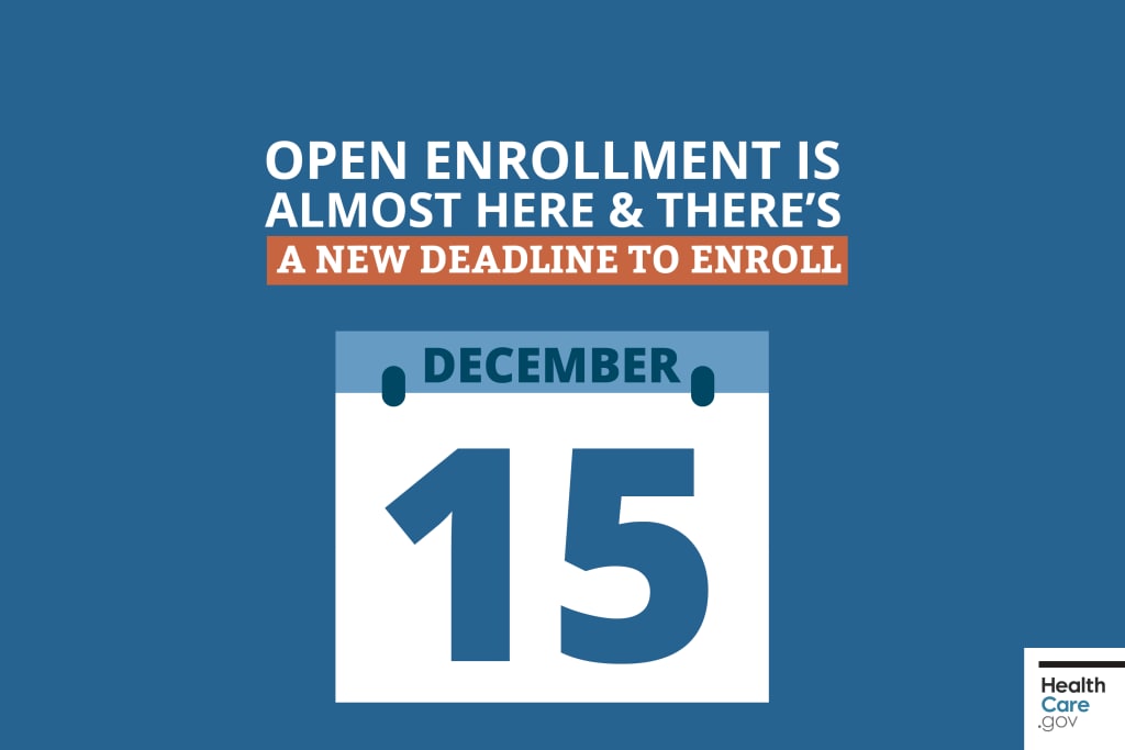 {Open Enrollment deadline} Image: {Open Enrollment is almost here}