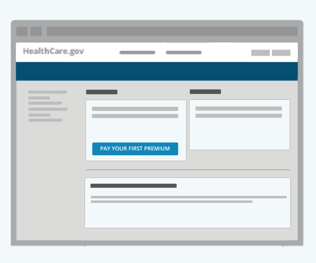 Image: {Pay first premium online}