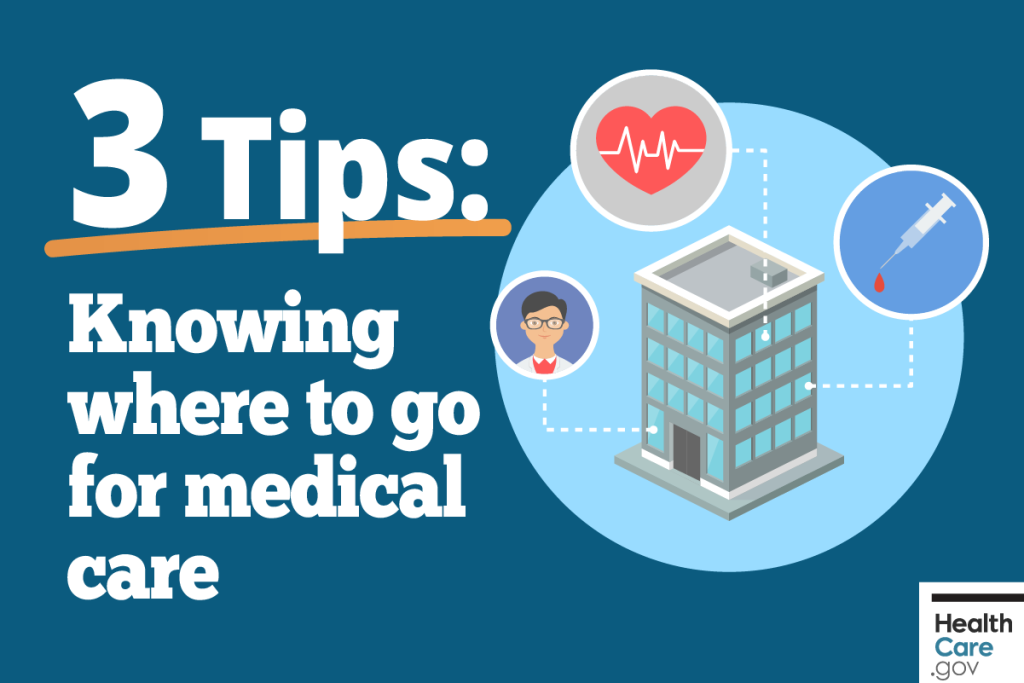 Image: {Where to get medical care}