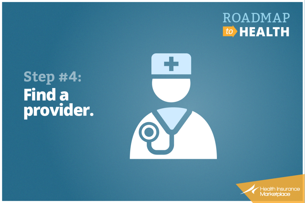 Step 4: Find a provider.